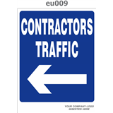 contractors traffic left