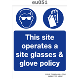 glasses & gloves policy