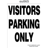 visitors parking only