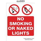 no smoking or naked lights