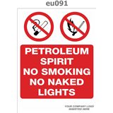 petroleum no smoking