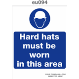 hard hats must be worn