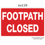 footpath closed