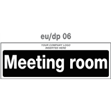 meeting room door plate