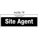 site agent door plate