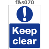 keep clear