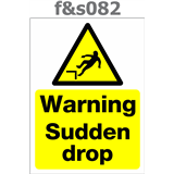 warning sudden drop 