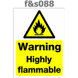 warning highly flammable