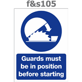 guards must be in position before starting