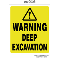 warning deep excavations