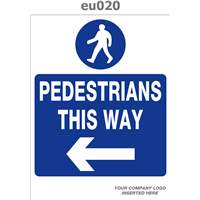 pedestrian to the left