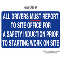 all drivers must report for safety induction