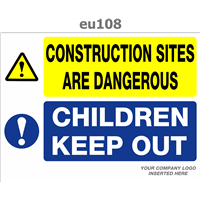 children keep out construction sites are dangerous