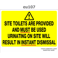 site toilets are provided