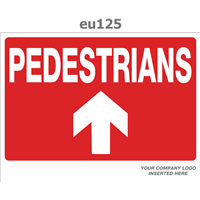 pedestrians ahead