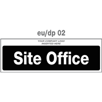 site office door plate