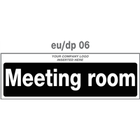 meeting room door plate