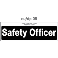 safety officer door plate