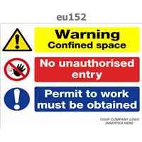 warning confined space