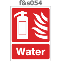fire extinguisher water