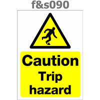 caution trip hazard 