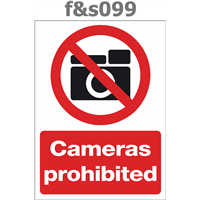 cameras prohibited