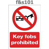 key fobs prohibited