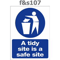 a tidy site is a safe site