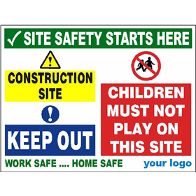 Construction site Keep out - Children must not play