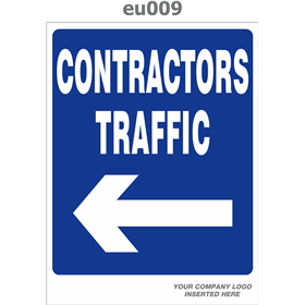 contractors traffic left