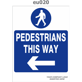 pedestrian to the left