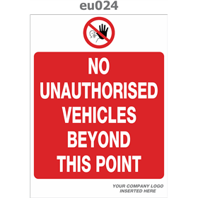 no unauthorised vehicles