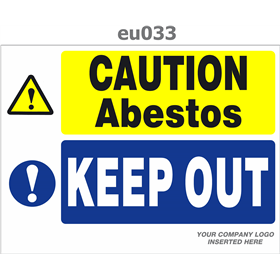 asbestos keep out