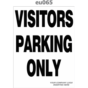visitors parking only