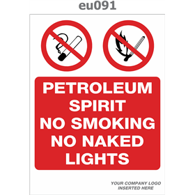 petroleum no smoking