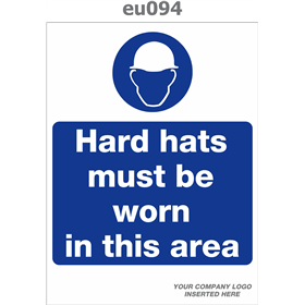 hard hats must be worn