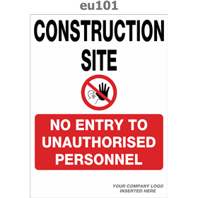 construction site no entry