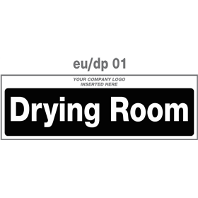 drying room door plate