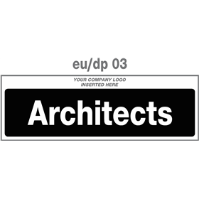 architects door plate