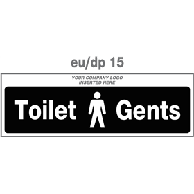 gents door plate