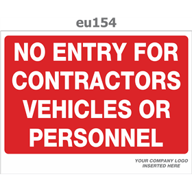 no entry for contractors