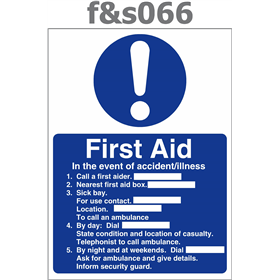 first aid