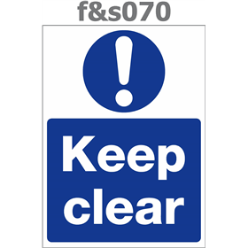 keep clear