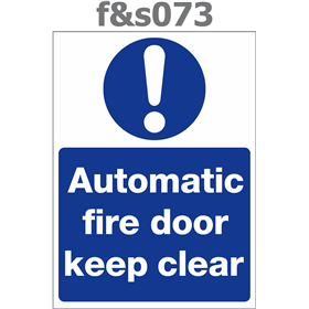 automatic fire door