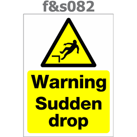 warning sudden drop 