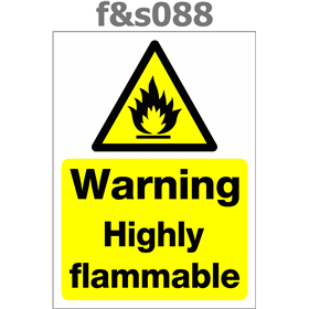 warning highly flammable