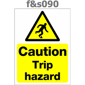 caution trip hazard 