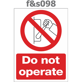 do not operate