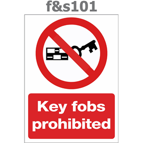 key fobs prohibited