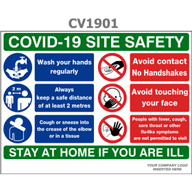 Covid -19 Site Safety Sign
